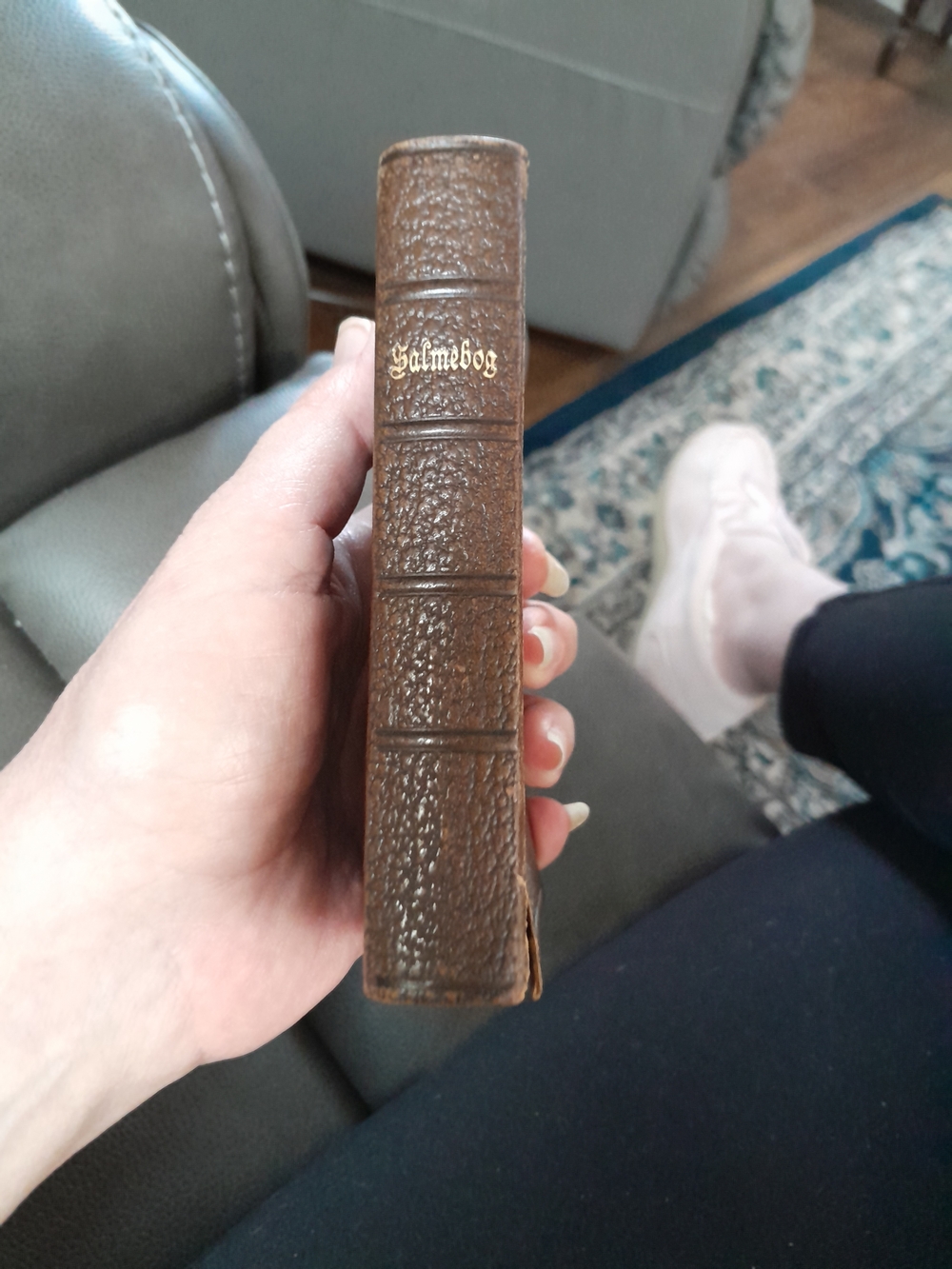 Antique 1909 Norwegian Lutheran Hymnal “Salmebog” – Immigrant Book w/ Name Inscr